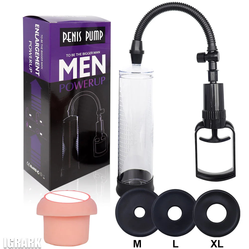 Penis Extender Pump Cock Enlargement Dick Trainer Male Masturbator Vacuum Pump Sex Toys for Men Adult Couples Sexy Products