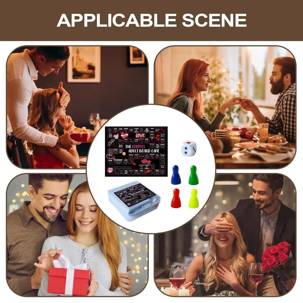 Couples Games For Adults Romantic Couples Board Adult Games Date Night Interactive Fun With With Dice For Husband & Wife