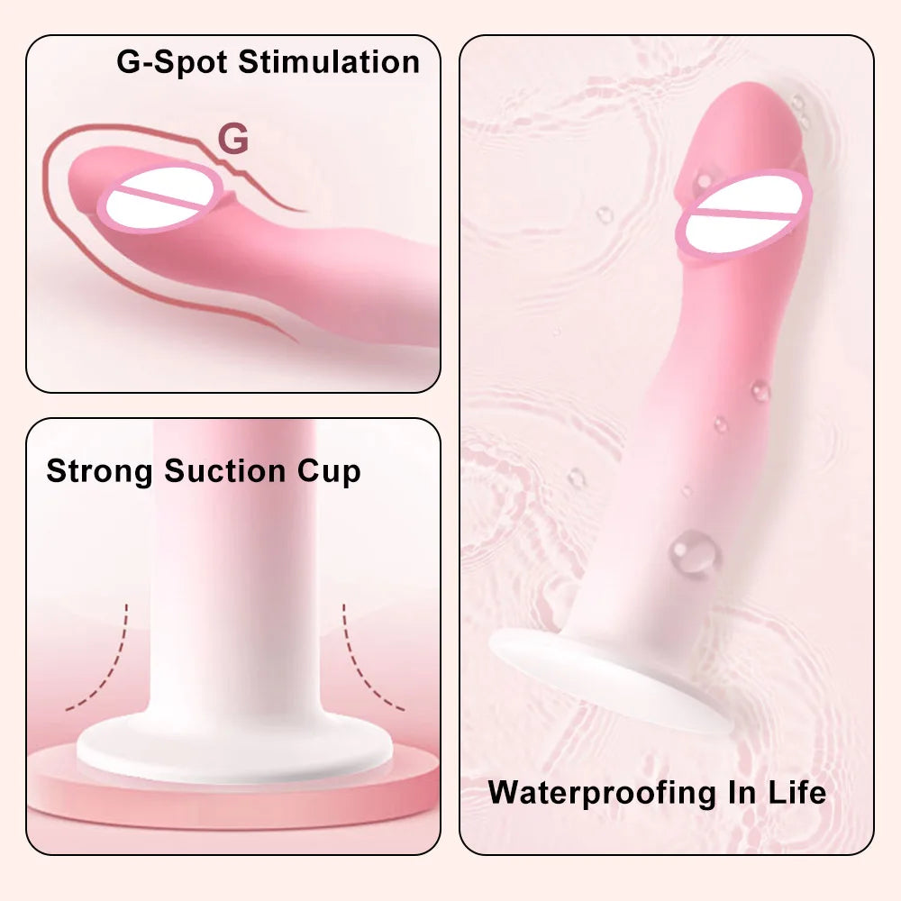 Big Dildo Vagina Clit G-Spot Massager For Lesbian Soft Silicone Anal Plug Dilatancy Erotic Toys Sex Toy for Women Men Couples