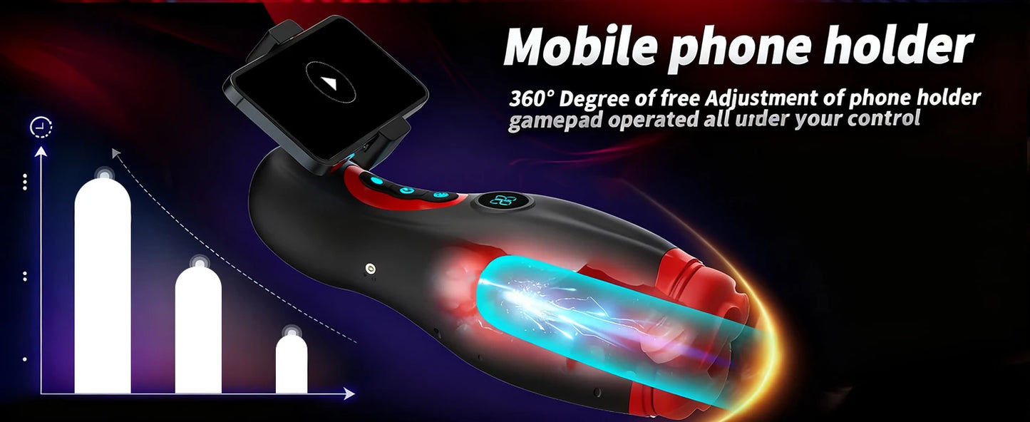 Automatic Male Masterbator with APP Control 9 Sucking Vibrating Thrusting Modes Men Sex Toys Penis Pump Adult Blowjob Stroker