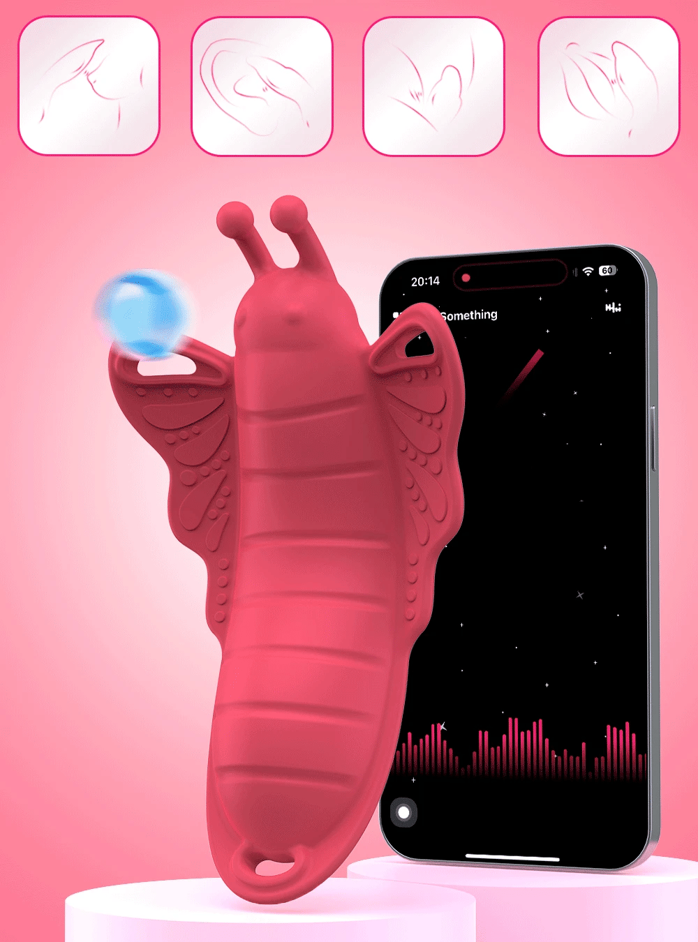 APP Control Wearable Sex Toys with Panty Vibrator Female Vibrating Penis Ring Clitoral Stimulator Adult Sex Toys for Couple