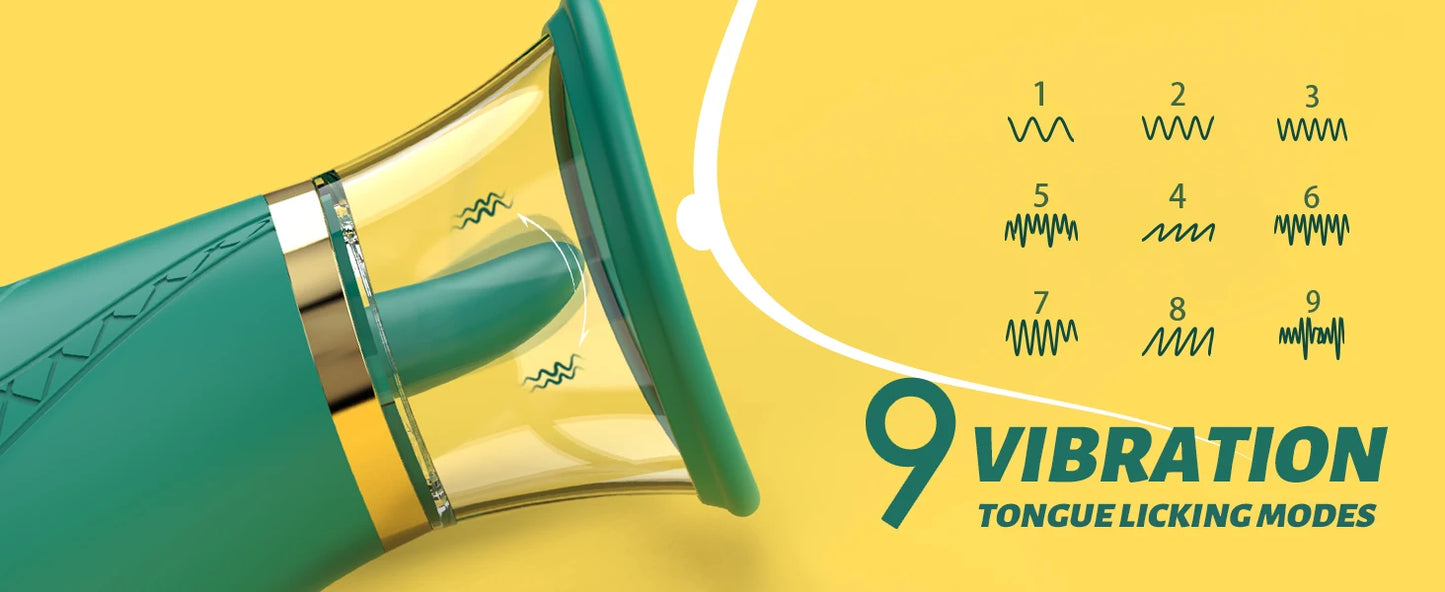 Woman nipples clitoris licker tongue vibrator orgasm vagina sucking massager stimulator female masturbator sex toys for couples