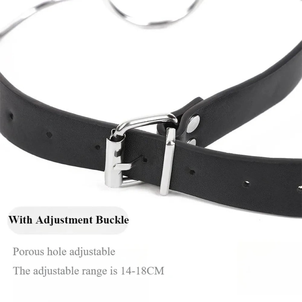 BDSM Ring Gags Open Mouth Adult Toy Bondage Restraints Couples Sex Game Erotic Accessories Oral Sex Toys 18