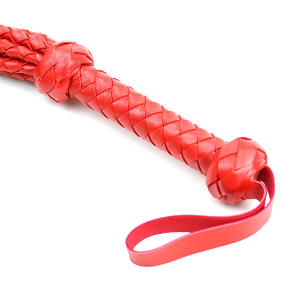 78CM Leather Sex Spanking Whip Bdsm Bondage Gay Fetish Horse Tassel Tails Lash Adult Flogger Flirt Erotic Toys for Couples Women