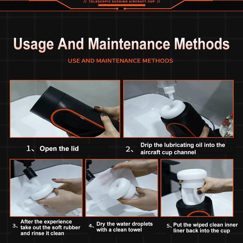 Male Masturbation Cup Blowjob Sex Machine For Men Dick Stroker with Thrusting Vibrating Sucking Modes Sexual Pleasure Tools