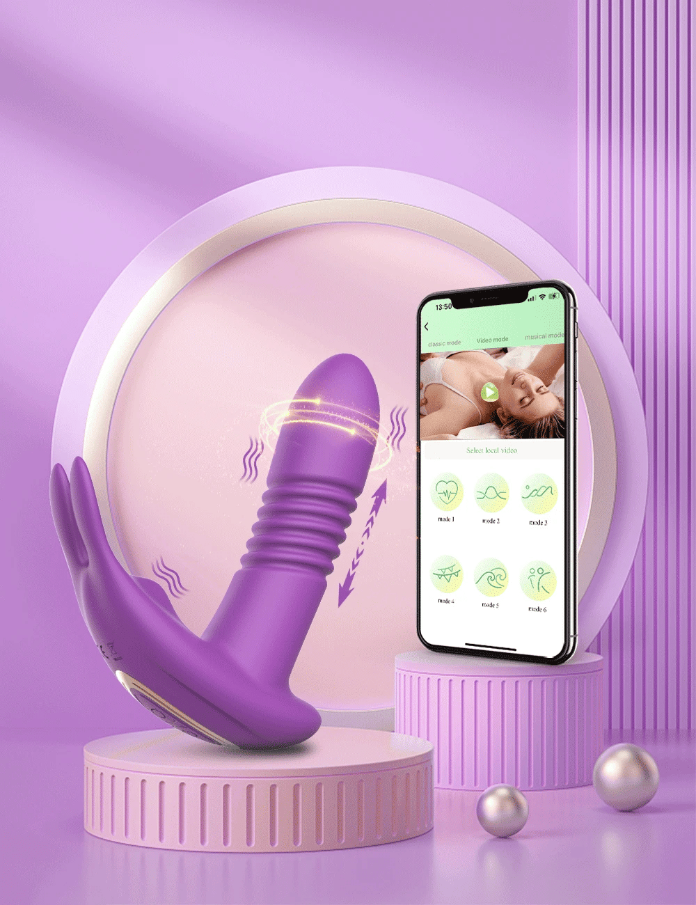 Wearable Dildo Sex Toys Vibrador Remote Control APP Panty Vibrator for Women Masturbator Vagina Massager Couples Adult Sex Toy