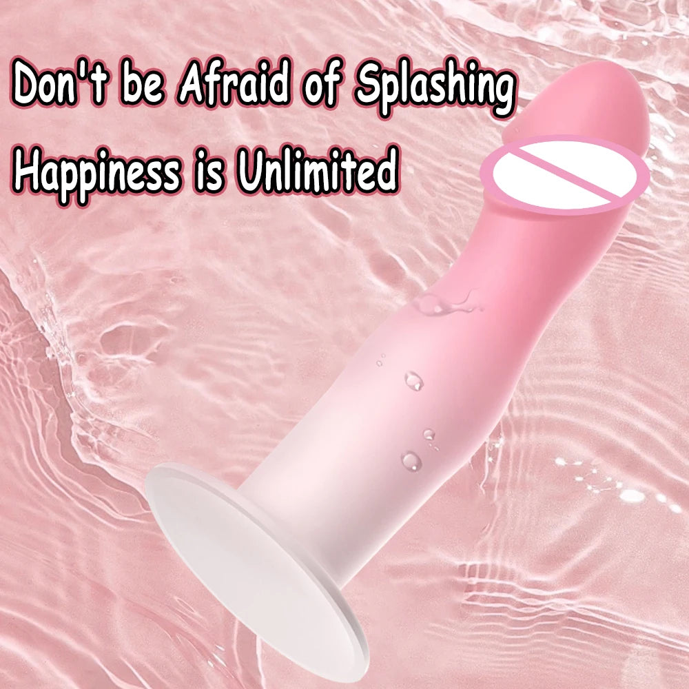 Big Dildo Vagina Clit G-Spot Massager For Lesbian Soft Silicone Anal Plug Dilatancy Erotic Toys Sex Toy for Women Men Couples
