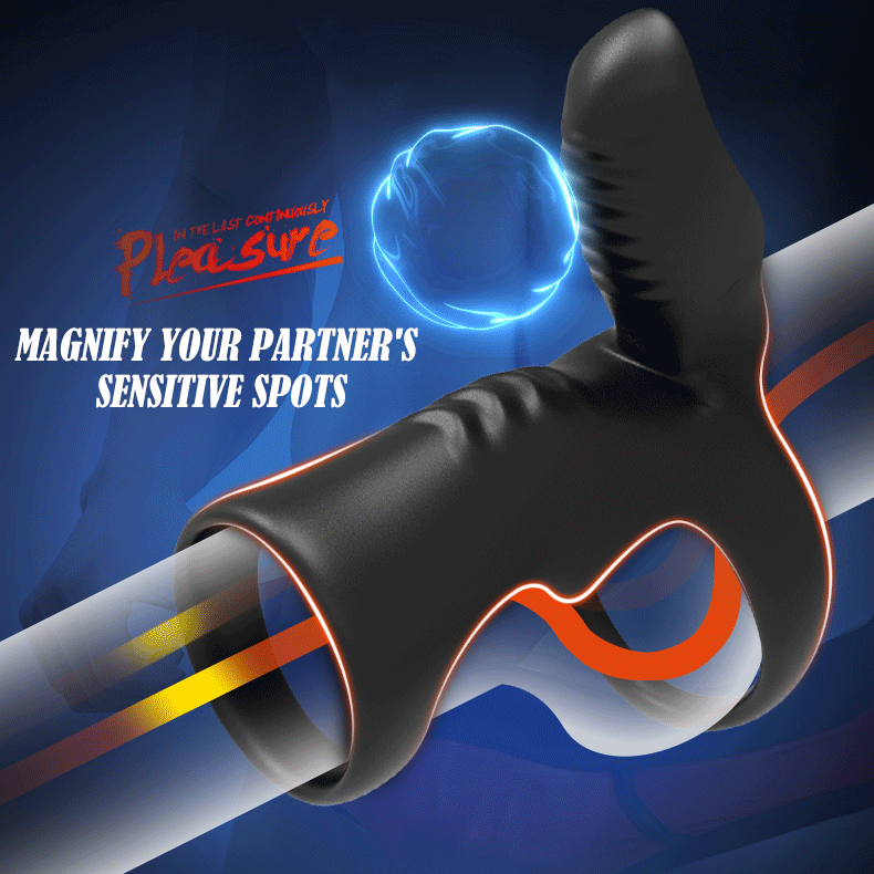 Vibrating Penis Ring Delay Ejaculation Silicone Reusable Semen Cock Rings On For Men Enlargement Sex Toys For Men Couple Rings