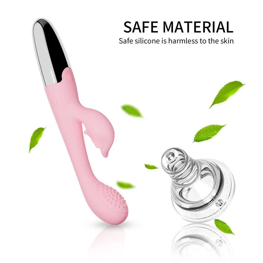 Vibrator Dildo G Spot with Female Stimulator Big Penis Anal Plug Adult Realistic Man Real Penis Sex Toys for Women 10 Modes