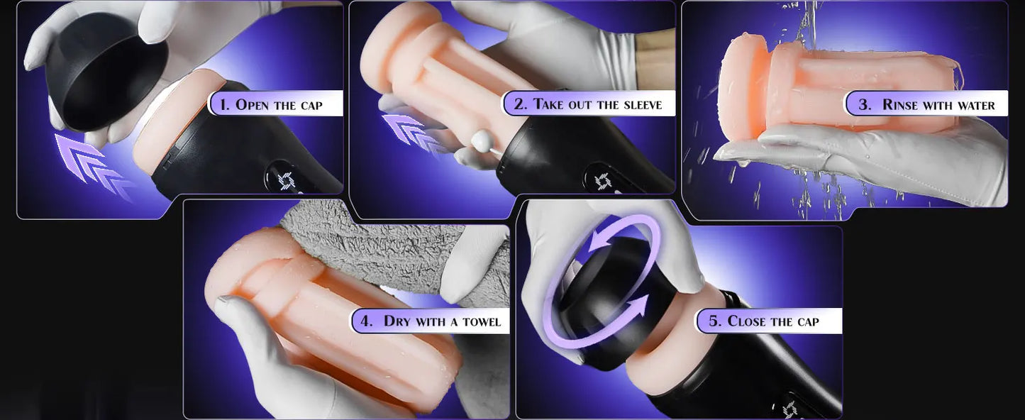 Male Masturbator Penis Pump Adult Sex Toys with 4 Sucking 9 Vibration Modes LED Display Pocket Pussy Realistic Vagina for 18 Men