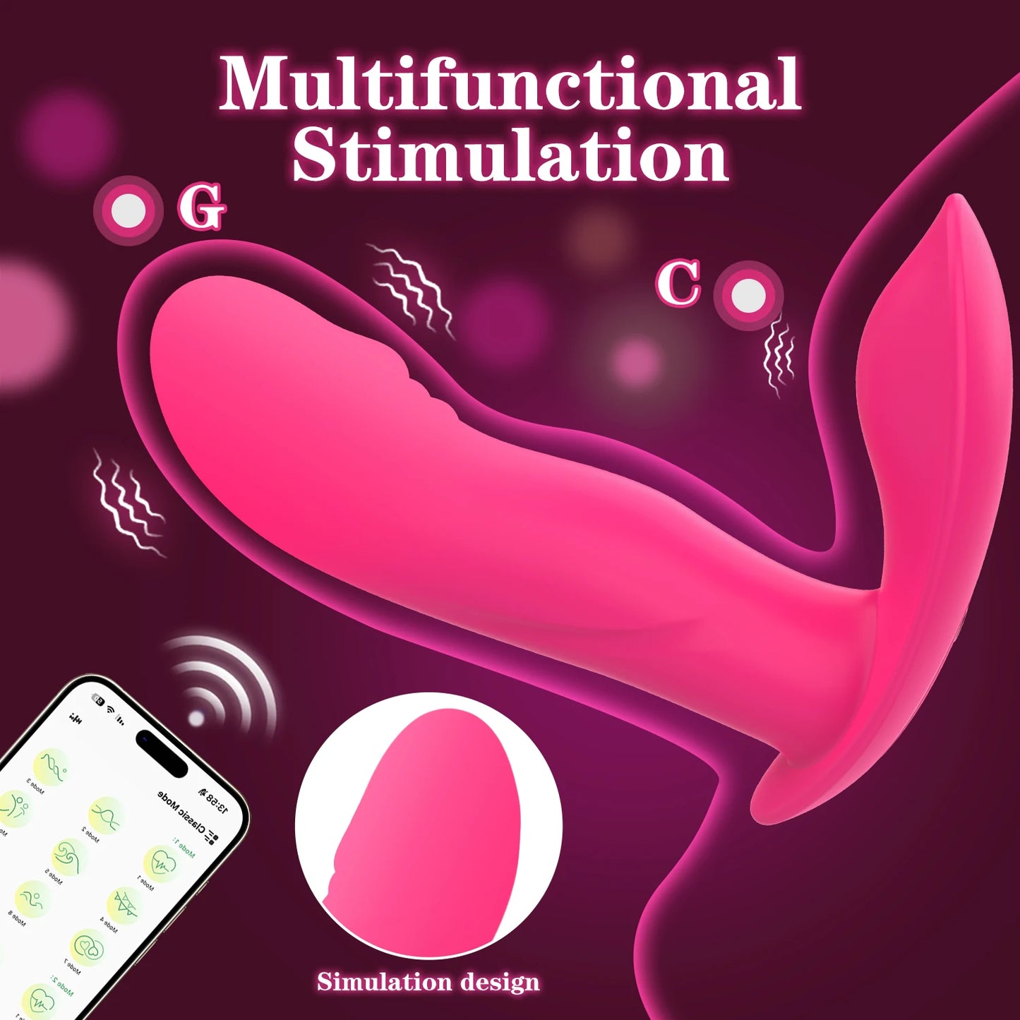 APP Control Vibrator Dildo Sex toys for Women Wearable Vibrator Clitoris Vagina Stimulator Female Masturbation Sextoy for Adults