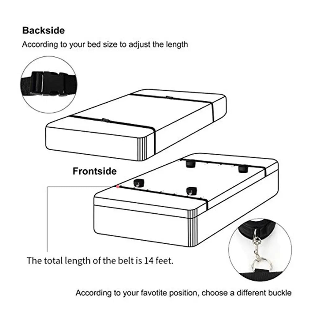 BDSM Restraint Set Bondage Handcuffs & Ankle Fetish Cuffs Slave On The Bed Open Leg Flirt Sex Toys For Women Couples Erotic Shop