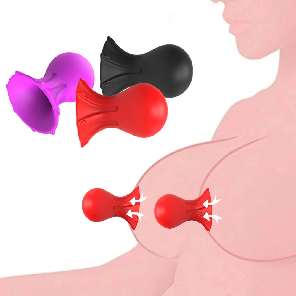 Nipple Sucker Sex Shop G Spot Nipple Pump Suction Cup Breast Massager Clitoris Stimulator No Vibrator Sex Toys For Woman Couples