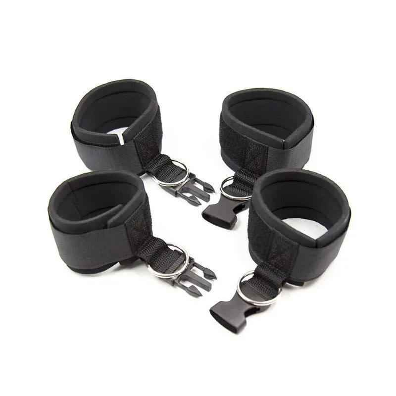 BDSM Couple Nylon Sex Toys Bondage Gear Restraints Women Collar Fetish Sex Products Adult Games Slave Neck Handcuffs Sexshop