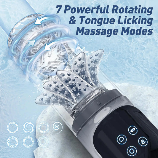Transparent Automatic Male Masturbator