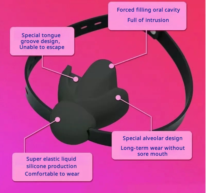 Bdsm Mouth Gag Bondage Mouth Belt Slave Ball Erotic Sex Toys for Woman Couples