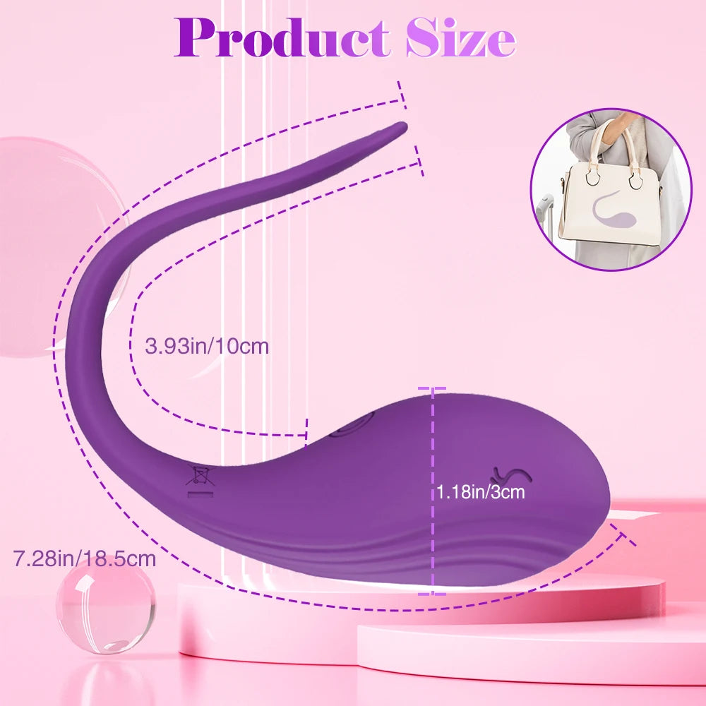 Sex Toys Bluetooth Female Vibrator Egg APP Control G Spot Stimulator Dildo Vibrating Vagina Balls Adult Goods for Women Panties