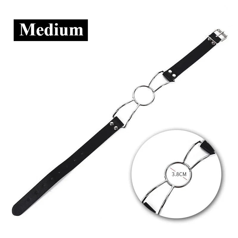 BDSM Ring Gags Open Mouth Adult Toy Bondage Restraints Couples Sex Game Erotic Accessories Oral Sex Toys 18