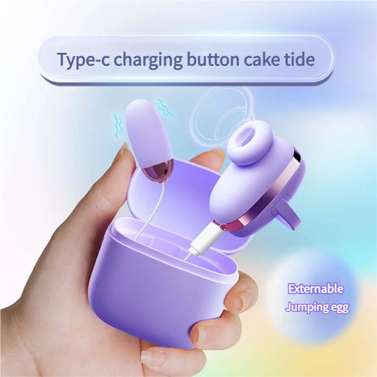 APP Remote Control Bluetooth Suck Vibrator G Spot Stimulation Pull Beads Nipple Clips Vibrator Adult Sex Toys for Man Women 18+