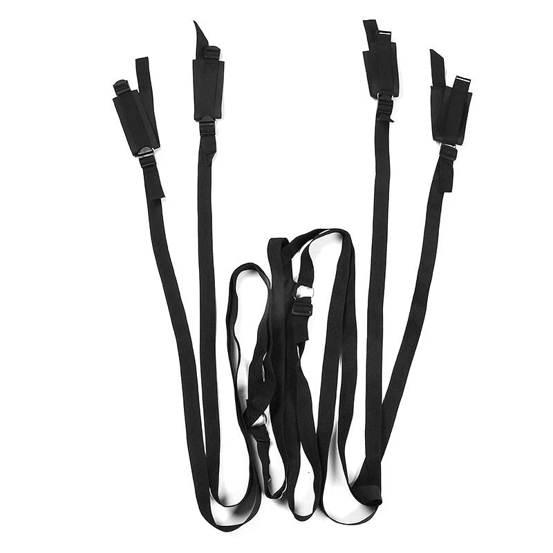 BDSM Erotic Bed Banding Bondage Split Legs With Handcuffs Bed Garters Constraint Adult Products Men And Women Sexuales Lingerie