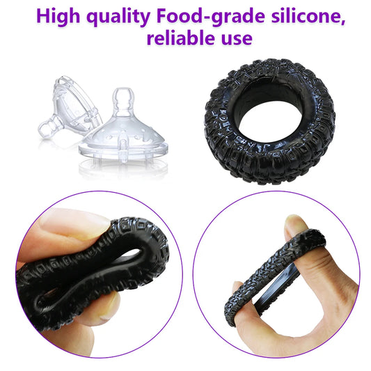 Ring Sex Toys for Men Penis Rings Adult Toys Sex Product Silicone Rock Ring Type of Tire Erotic Products for Couples