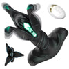 Thrusting Prostate Massager Vibrator Remote Control 9 Tension Shock Flapping Vibrating Anal Butt Plug Sex Toys for Men Women