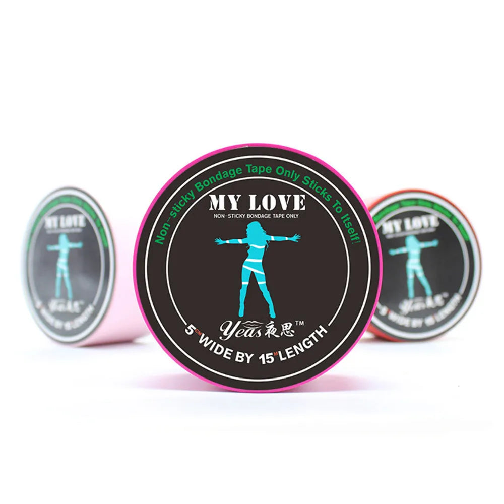 BDSM Electrostatic Static Bondage Tape Body Harness Tied Restraints Bundle Role Play Adult Fun Slave Game Erotic  Sex Toys