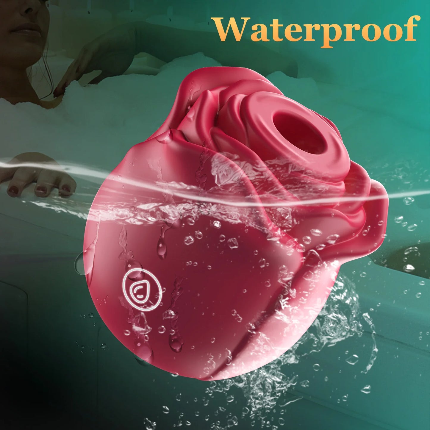 Rose Shape Vagina Sucking Vibrator Nipple Massager Clitoral Vacuum Stimulator Vibrating Female Masturbator Sex Toys for Adults