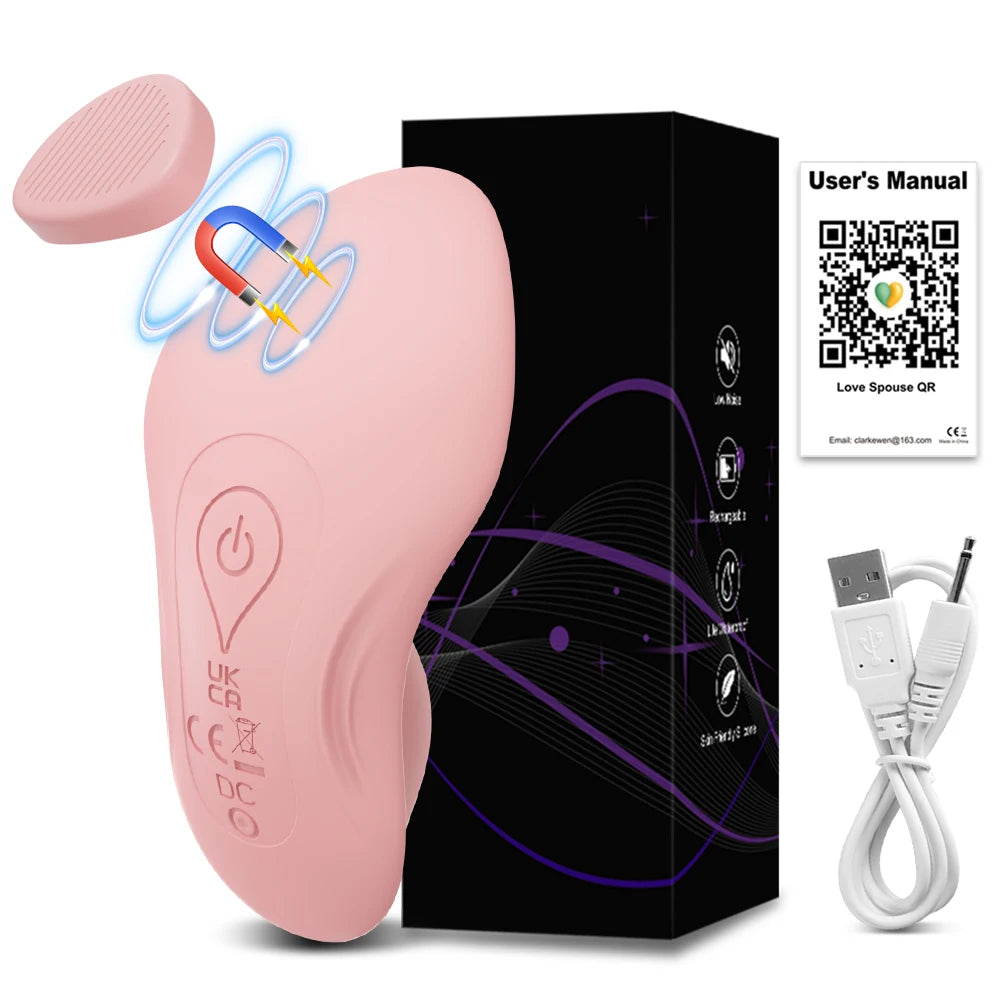APP Wearable Vibrator for Women Bluetooth Control Egg Clit Stimulator Magnetic Wear Vibrating Female Masturbator Sex Toys Adults