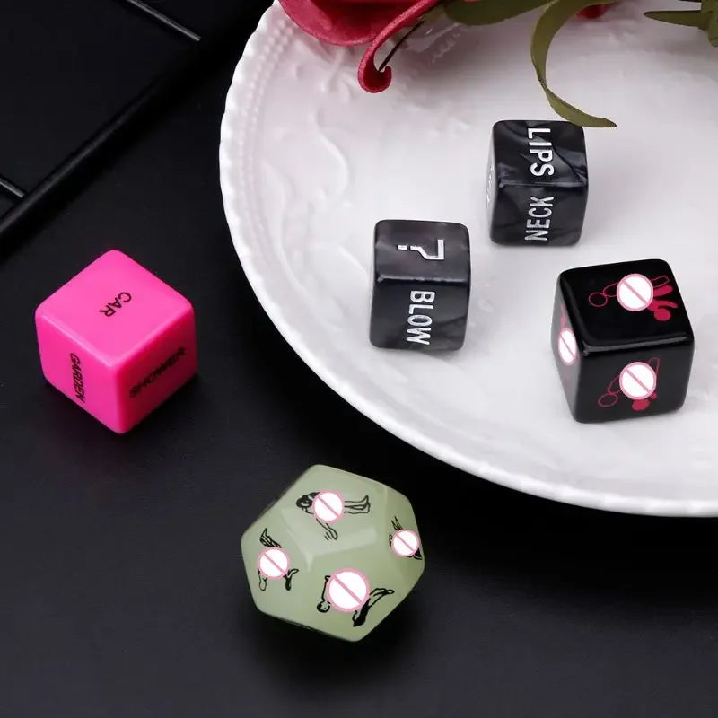 6/12 Sides Exotic Toys Sex Dice Toys for Couples Adults Games Sex Toys Romance Love Hunour Flirting Bar Erotic Crap Dice