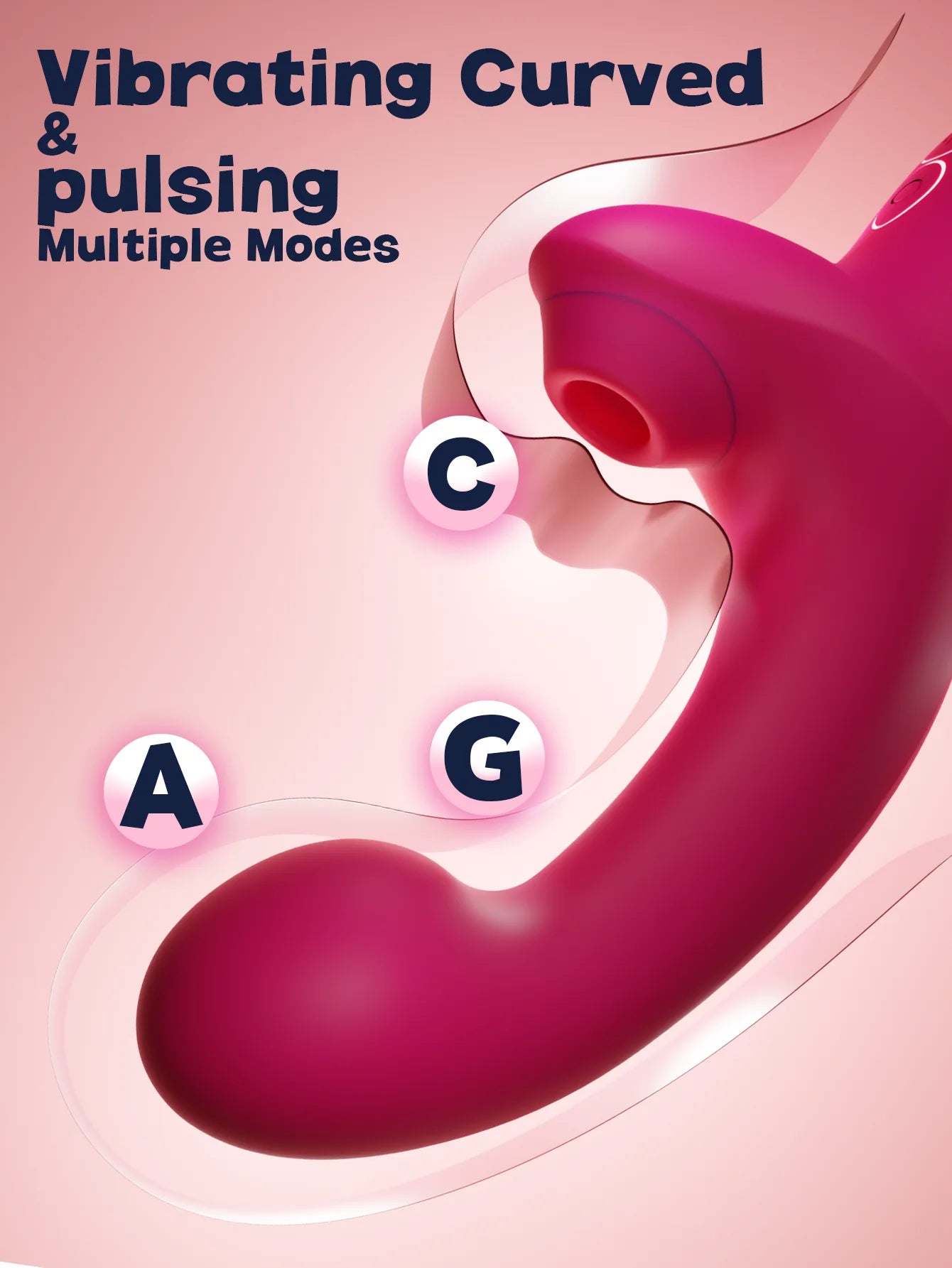 Rabbit Sucking Vibrator Clitoral G Spot Stimulation Adult Sex Toys for Women Vibrating Finger Massager with Suction Vibration
