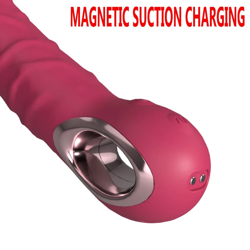 Vibrator Dildo G Spot with Female Stimulator Big Penis Anal Plug Adult Realistic Man Real Penis Sex Toys for Women 10 Modes