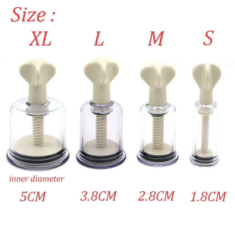 Nipple Sucker Enlarger Nipple Clamps Clit Pussy Pump Clitoris Clip Vacuum Stimulate Breast Enlarger Adults Sex Toys For Women