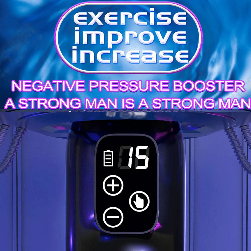 Hydro-Powered Penis Pump - Water-Assisted Enlargement  System for Increased Size, Firmness & Strength  Conditioning, Eco-Frien