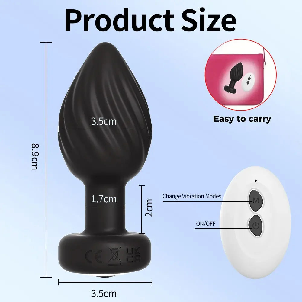 APP Control Anal Plug Vibrator Blue-tooth Butt Plug Vibrator Prostate Massager Female Masturbator Adult Sex Toys for Women Men