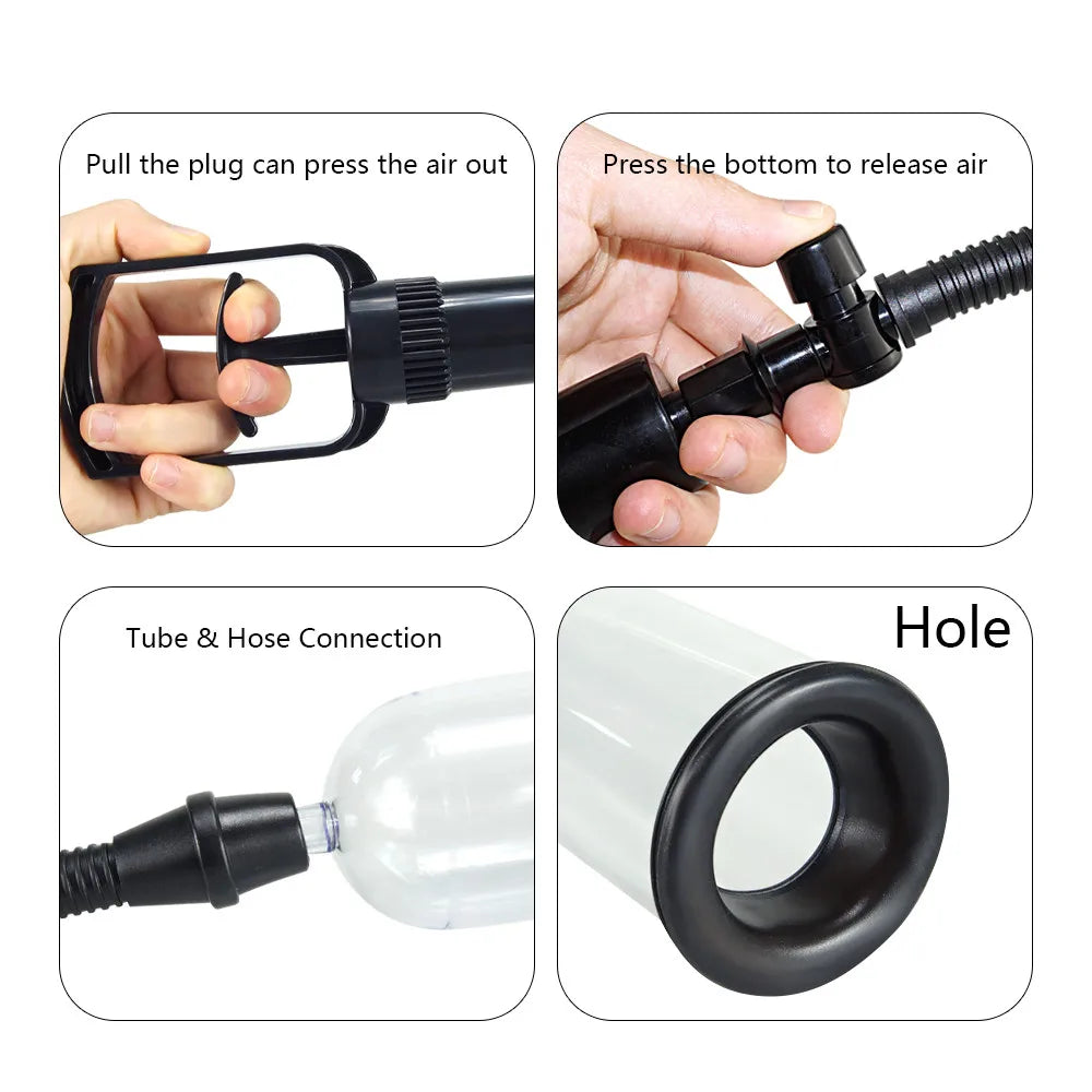 Penis Pomp Vacuum For Pump Voor Penis vergroting Male Enhancement Erectie Cock Pomp Masturbator Penis Trainer Sex Toys for Man