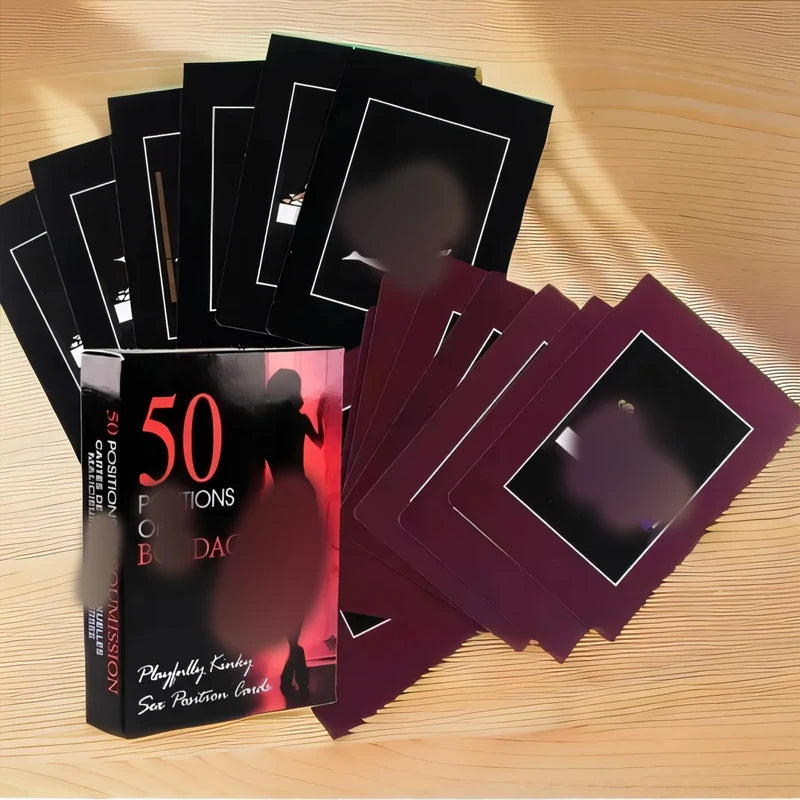 English & Spanish Sexual Position Cards Role Playing Adult Games Bedroom Commands Sex Toys For Couples 18+ Erotic Products