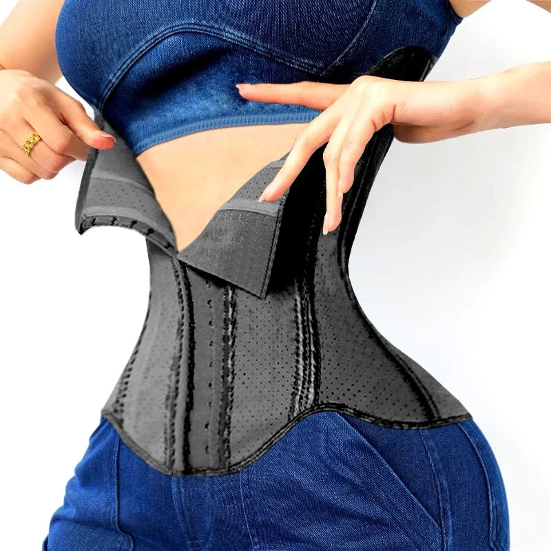 Slimming Sheath Latex Rubber Waist Trainer Cincher Corset Shapewear Belly Body Shaper Modeling Strap Fajas Colombian Girdle Belt