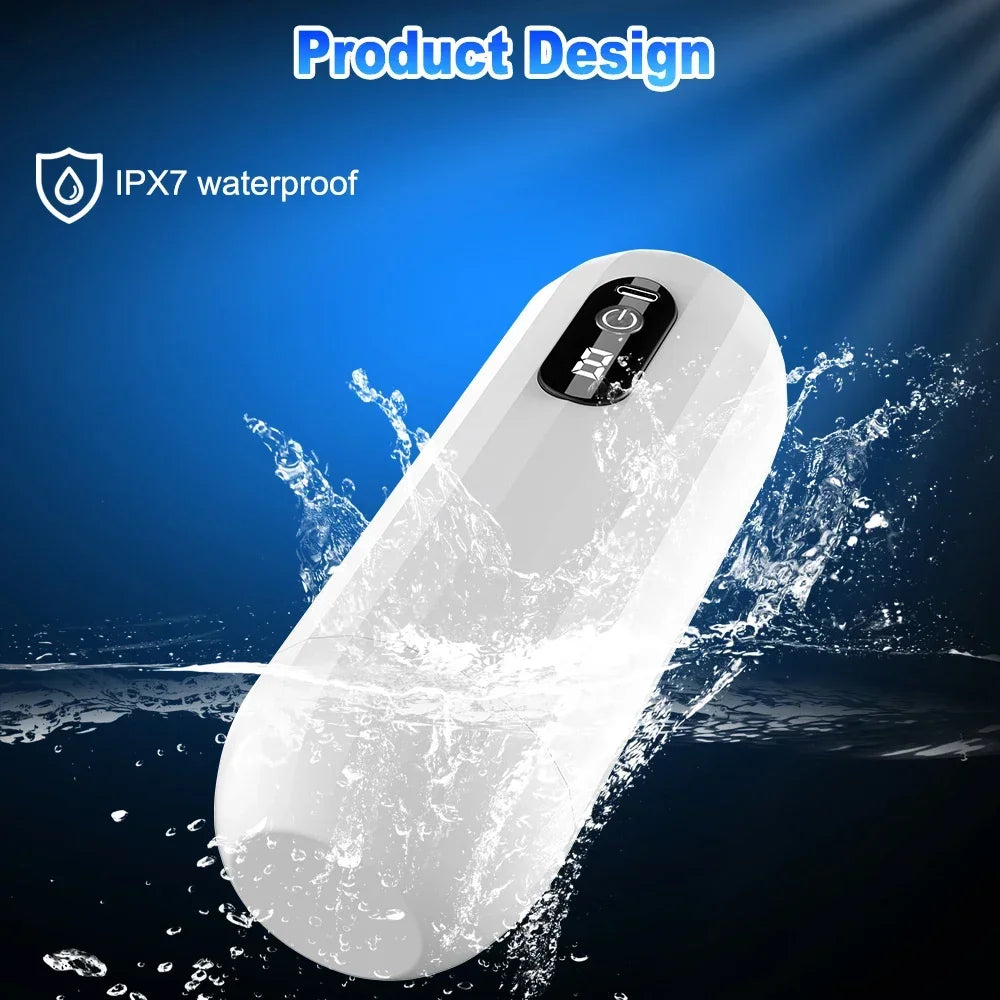 Automatic Sucking Male Masturbator Vibration Blowjob Machine Masturbation Cup Pocket Pussy Penis Pump SexToy Adult Goods for Men