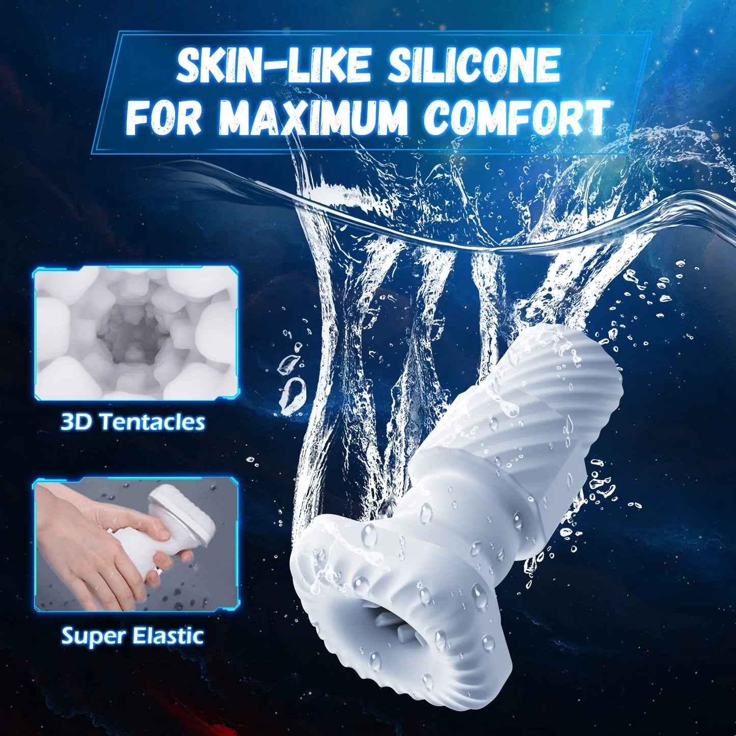 SENSIVO Robot Automatic Male Masturbator Vibration Blowjob Machine Silicone Vagina Masturbation Cup Sex Toys Adult Goods for Men