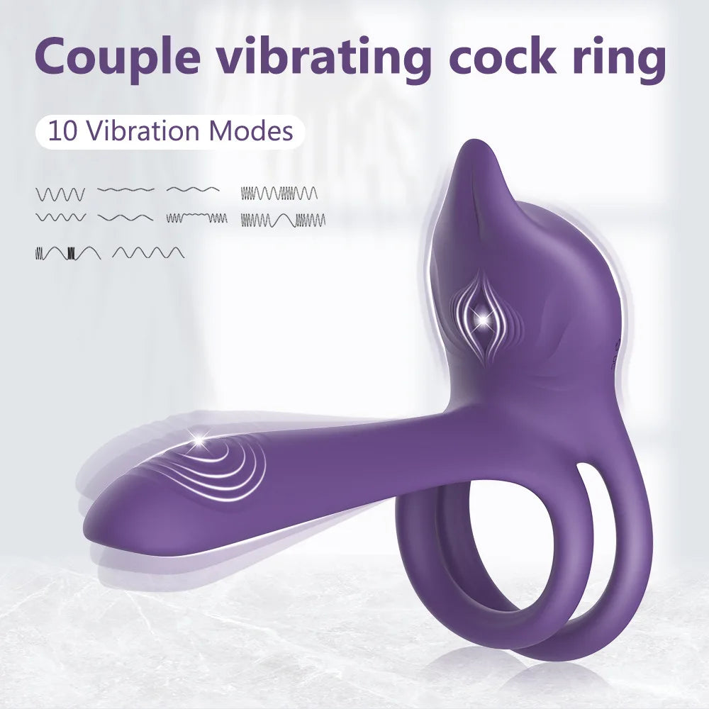 Male Penis Rings for Delay and Ejaculation Control Unisex Vibrating Penis Masturbator Cock Rings Adult Product Sex Toys for Men