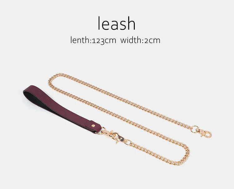 Thierry BDSM Bondage Restraint Kits Handcuffs Collar Wrist Ankle Thigh cuffs Waist Belt Cross Buckle Sex Toys For  Adult  Games