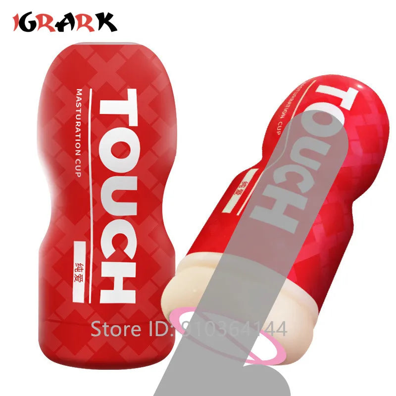 Male Masturbation Cup Soft Vagina Anal Oral Masturbator Penis Massager Dildo Glans Exercise Blowjob Sex Toys for Men Adult Goods