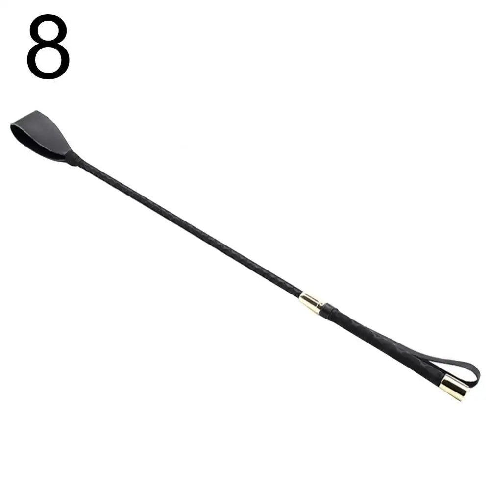 Sex Toys for Couples OLO 45CM SM Flirt Whip Bondage Leather Whips Fetish BDSM Long Horse Riding Spanking Flirt Flogger Games