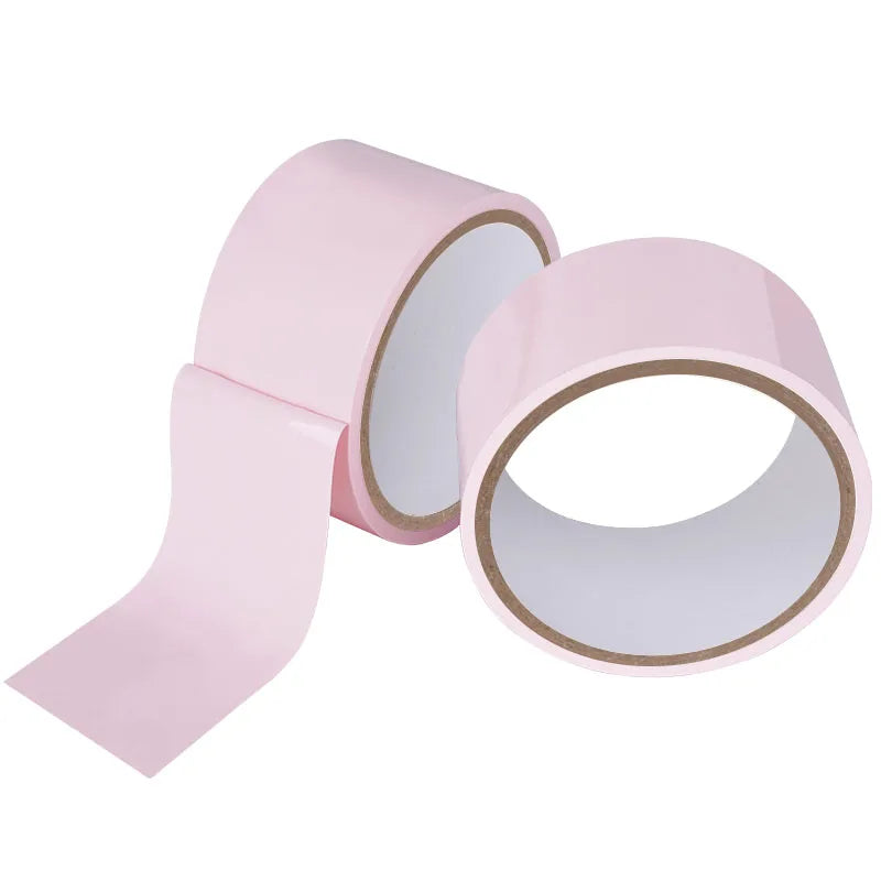 BDSM Bondage Tape PVC Inviscid Binding Tape Electrostatic Static Adsorption Duct Tape for BDSM & Adult Play Restraints