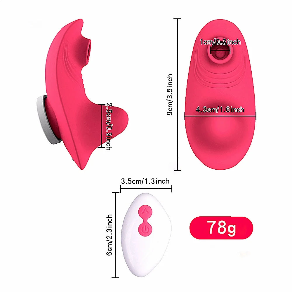 Clitoris Sucker Integrates With Vibrating Panties For Remote Control Stimulation As Adult Sex Toys Designed For Womens Pleasure