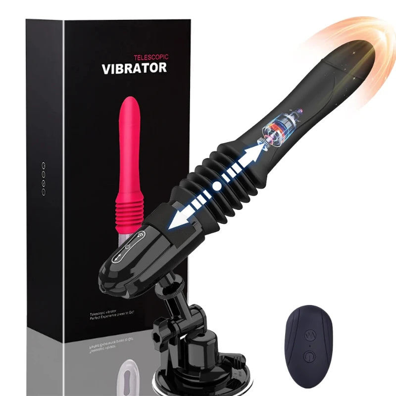 Sex Machine Thrusting Big Dildo Vibrator Vaginal G Spot Automatic Up Down Massager Retractable Pussy Adults Sex Toys for Women