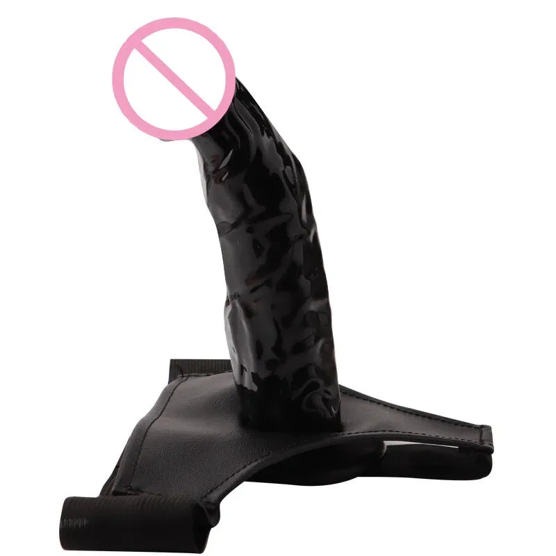 Men Strap on Dildo Underwear Wearable Hollow Penis Extended Sleeve Strap Dildo Pants Belt for Men Sex Toy for Women Gay Dildos