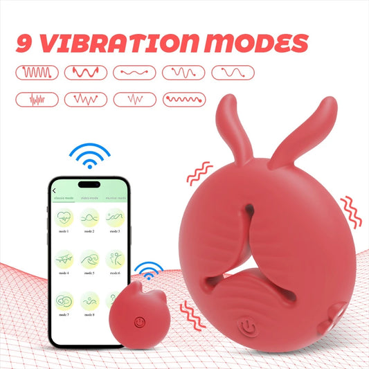 Sex Nipple Clamps APP Control Vibrator Teppellclamps Waterproof Magnetic Rechargeable Erotic Gadgets Accessories Women Sexy Tоy