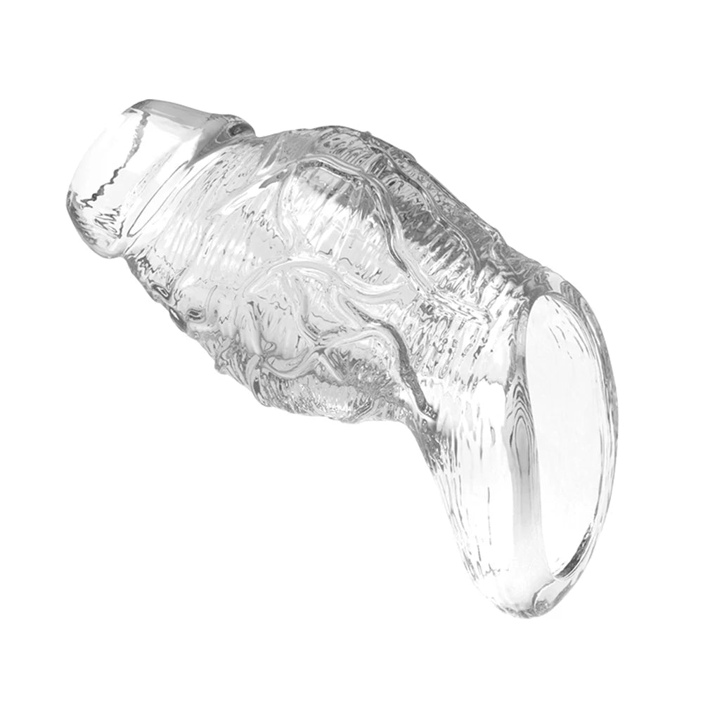 Male Penis Rings Enlargement Cock Sleeve Condoms Delay Ejaculation Stronger Erection Dick Dildo Adult Sex Toys for Men Couple